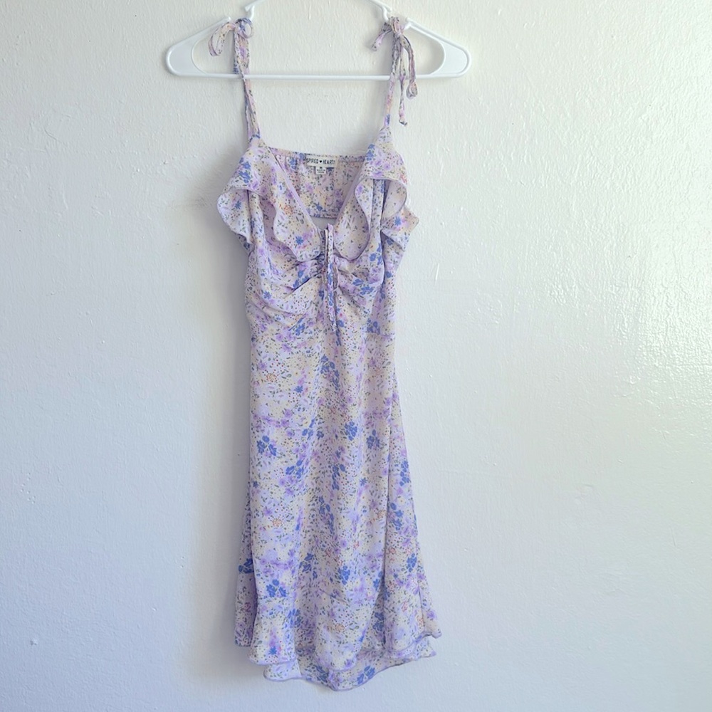 Summer dress, opened back, size M